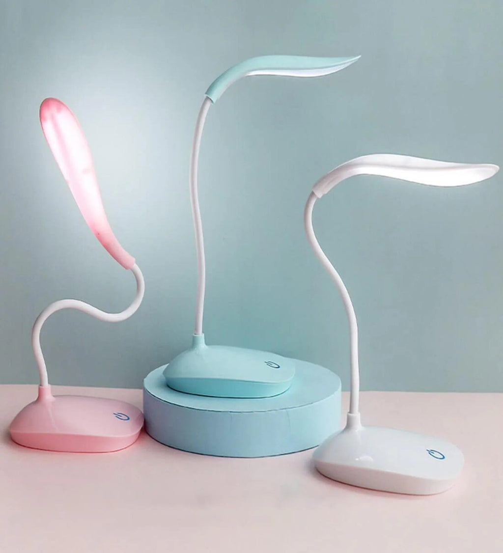 Rechargeable LED Study Lamp with 3 Brightness Modes – Super Flexible Desk Lamp for Study & Home